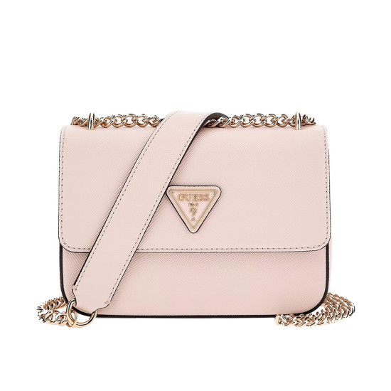 Guess Τσαντάκι ώμου Eco elements saffiano mini crossbody bag